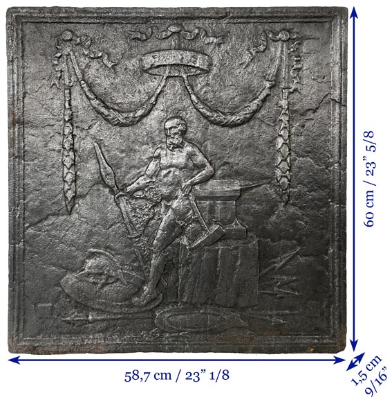 Plaque de cheminée Plaque de cheminée