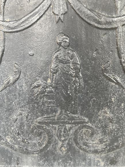 Plaque de cheminée , allégorie de Ceres,  Plaque de cheminée , allégorie de Ceres, -1