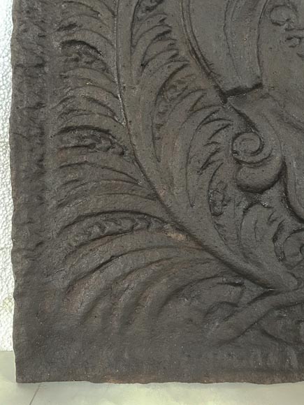 Plaque de cheminée aux Armes de France Plaque de cheminée aux Armes de France-5