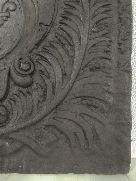 Plaque de cheminée aux Armes de France Plaque de cheminée aux Armes de France-7