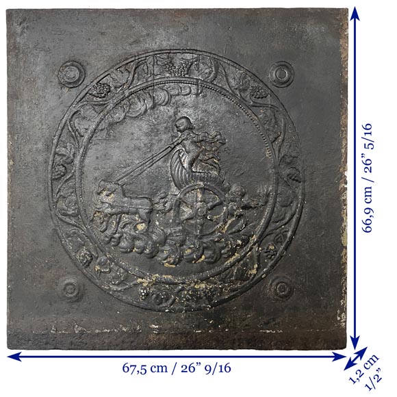 Plaque de cheminée  Plaque de cheminée