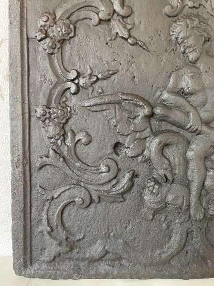 Plaque de cheminée représentant Zeus et son aigle, XIXe siècle Plaque de cheminée représentant Zeus et son aigle, XIXe siècle-2