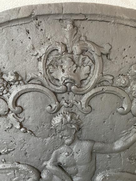 Plaque de cheminée représentant Zeus et son aigle, XIXe siècle Plaque de cheminée représentant Zeus et son aigle, XIXe siècle-3