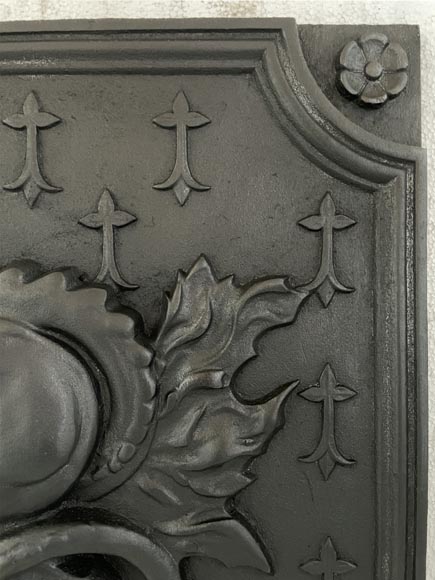 Plaque de cheminée à la Salamandre de François Ier Plaque de cheminée à la Salamandre de François Ier-4