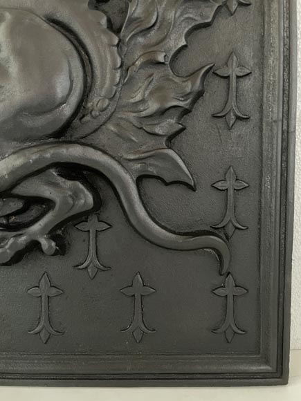 Plaque de cheminée à la Salamandre de François Ier Plaque de cheminée à la Salamandre de François Ier-5