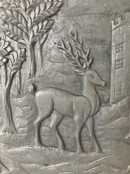 Plaque de cheminée « Chasse à Courre » Plaque de cheminée « Chasse à Courre »-1