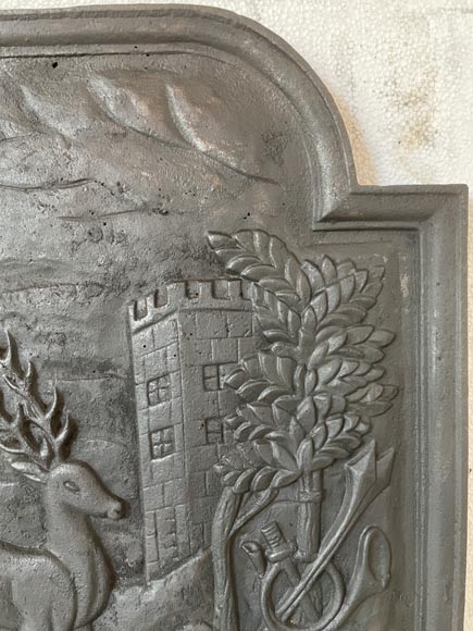 Plaque de cheminée « Chasse à Courre » Plaque de cheminée « Chasse à Courre »-3