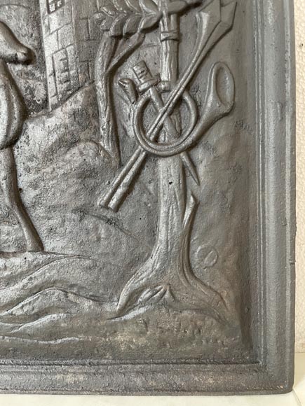 Plaque de cheminée « Chasse à Courre » Plaque de cheminée « Chasse à Courre »-5