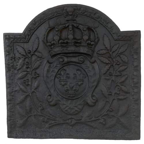 Plaque de cheminée aux Armes de France