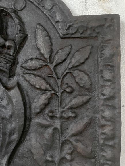 Plaque de cheminée aux Armes de France Plaque de cheminée aux Armes de France-4