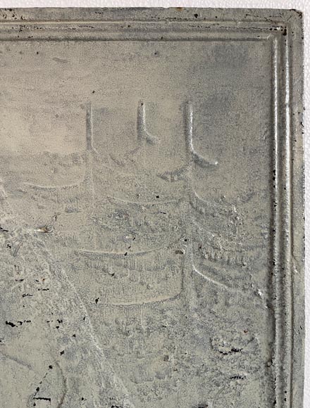 Plaque de cheminée « Le Renard et le Bouc » de Jean de La Fontaine Plaque de cheminée « Le Renard et le Bouc » de Jean de La Fontaine-5