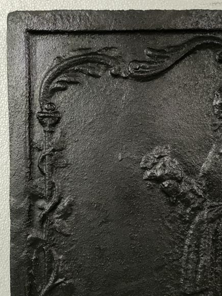 Plaque de cheminée « La vendeuse de fleurs » Plaque de cheminée « La vendeuse de fleurs »-2