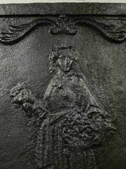 Plaque de cheminée « La vendeuse de fleurs » Plaque de cheminée « La vendeuse de fleurs »-3
