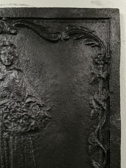 Plaque de cheminée « La vendeuse de fleurs » Plaque de cheminée « La vendeuse de fleurs »-4