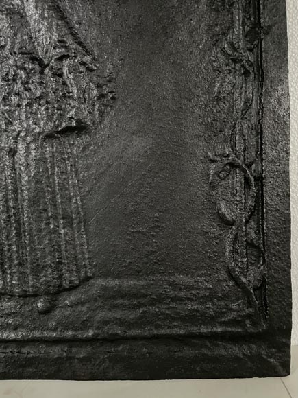 Plaque de cheminée « La vendeuse de fleurs » Plaque de cheminée « La vendeuse de fleurs »-7