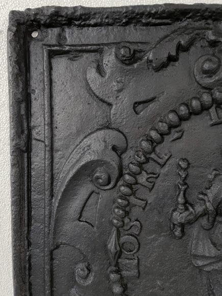 Plaque de cheminée  Plaque de cheminée