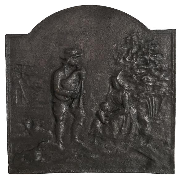 Plaque de cheminée  Plaque de cheminée