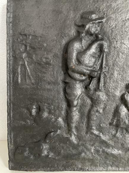 Plaque de cheminée  Plaque de cheminée