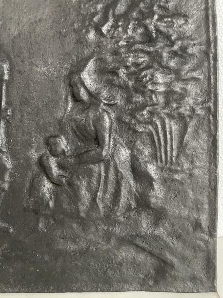 Plaque de cheminée  Plaque de cheminée