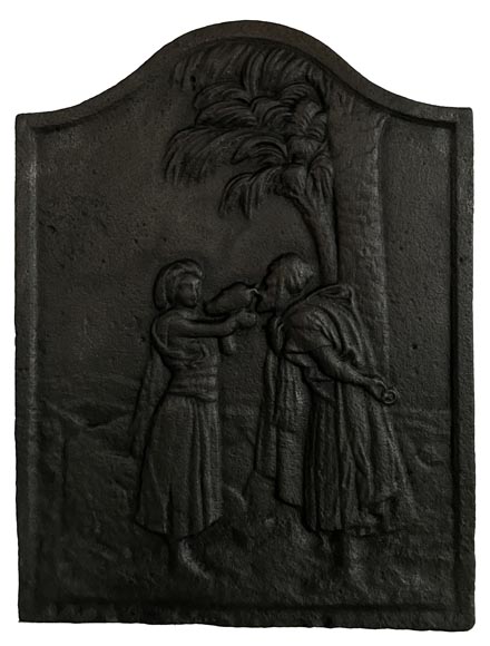 Plaque de cheminée en fonte « Rebecca » Plaque de cheminée en fonte « Rebecca »-0