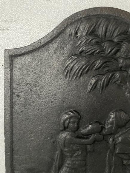 Plaque de cheminée en fonte « Rebecca » Plaque de cheminée en fonte « Rebecca »-1