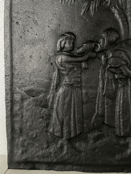 Plaque de cheminée en fonte « Rebecca » Plaque de cheminée en fonte « Rebecca »-3