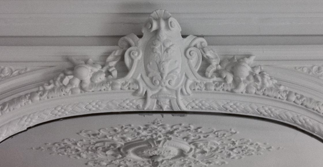 Trumeau de style Napoléon III à petites têtes de lions Trumeau de style Napoléon III à petites têtes de lions-1