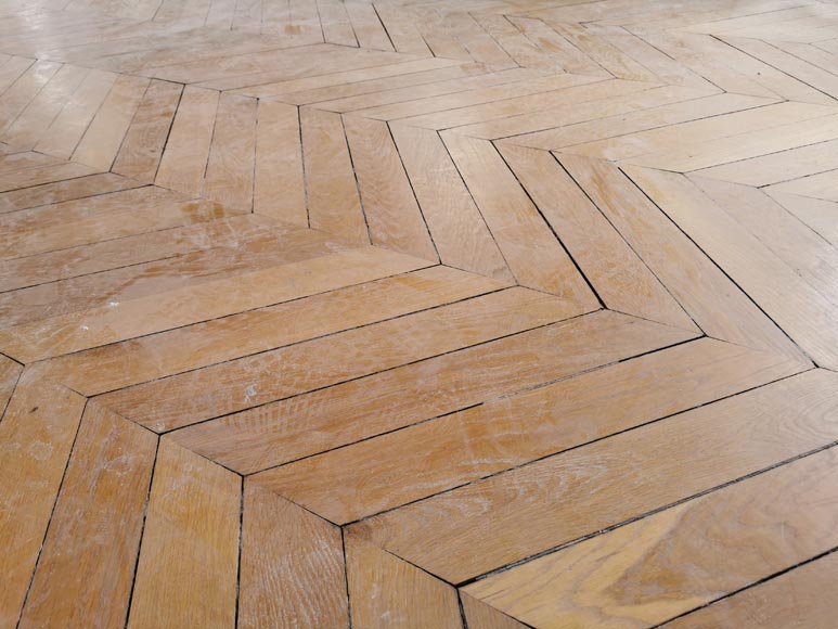 Lot de 17 m² de parquet ancien Point de Hongrie en chêne Lot de 17 m² de parquet ancien Point de Hongrie en chêne-2