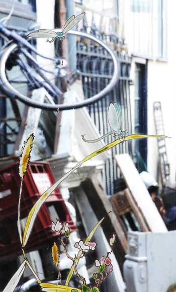 Vitraux au héron gris Vitraux au héron gris-4