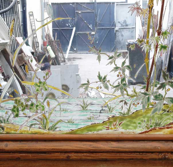 Vitraux au héron gris Vitraux au héron gris-5