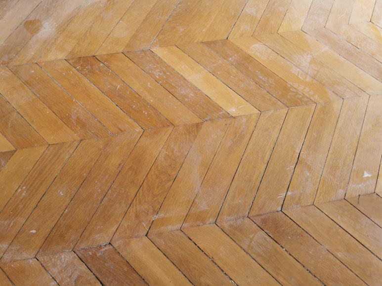 Lot de 16,5 m² de parquet ancien Point de Hongrie en chêne Lot de 16,5 m² de parquet ancien Point de Hongrie en chêne-3