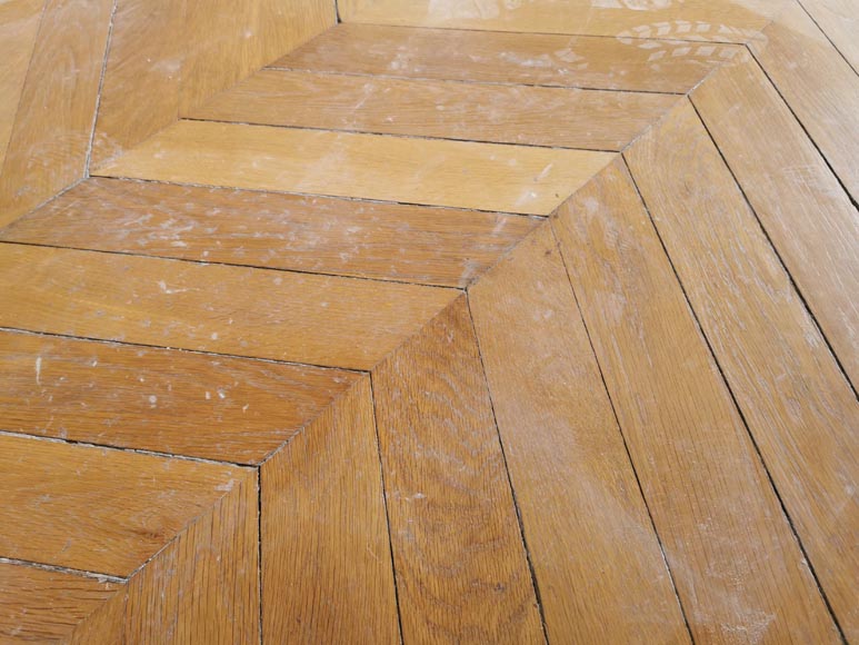 Lot de 16,5 m² de parquet ancien Point de Hongrie en chêne Lot de 16,5 m² de parquet ancien Point de Hongrie en chêne-5