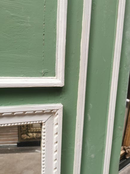 Petit trumeau d'époque Louis XVI à l'allégorie de l'été en bois sculpté et peint Petit trumeau d'époque Louis XVI à l'allégorie de l'été en bois sculpté et peint-5