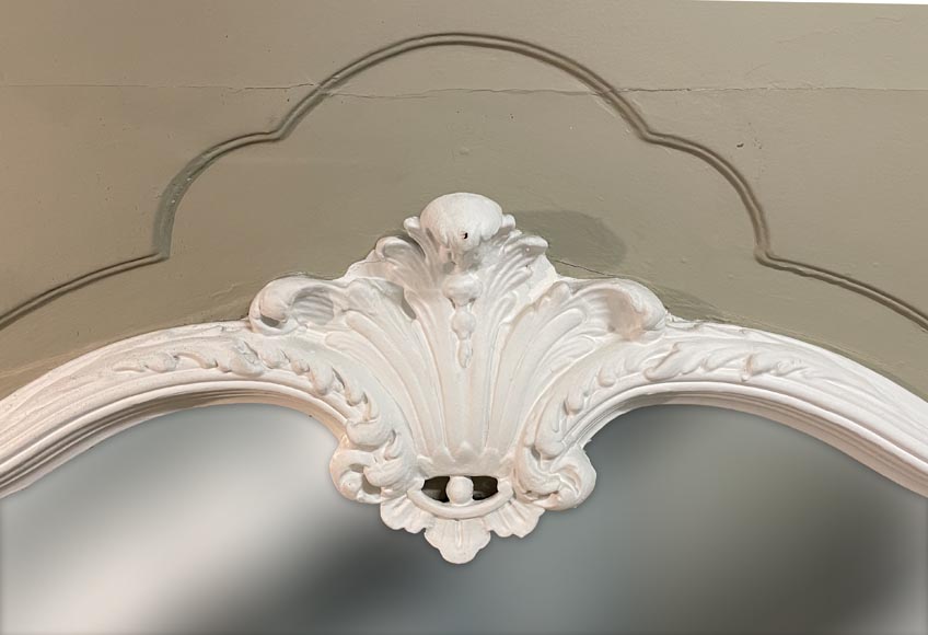 Trumeau de style Louis XV bicolore Trumeau de style Louis XV bicolore-2