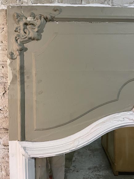 Trumeau de style Louis XV bicolore Trumeau de style Louis XV bicolore-3