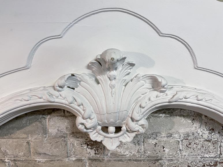 Grand trumeau de style Louis XV à la belle coquille Grand trumeau de style Louis XV à la belle coquille-2