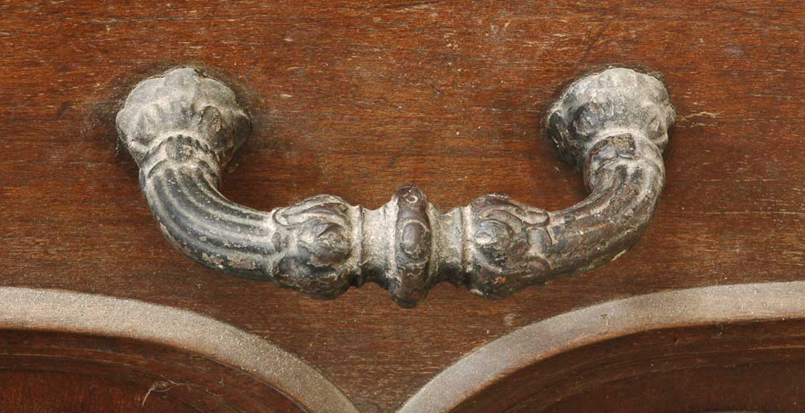 Porte néo-gothique en noyer et chêne Porte néo-gothique en noyer et chêne-7