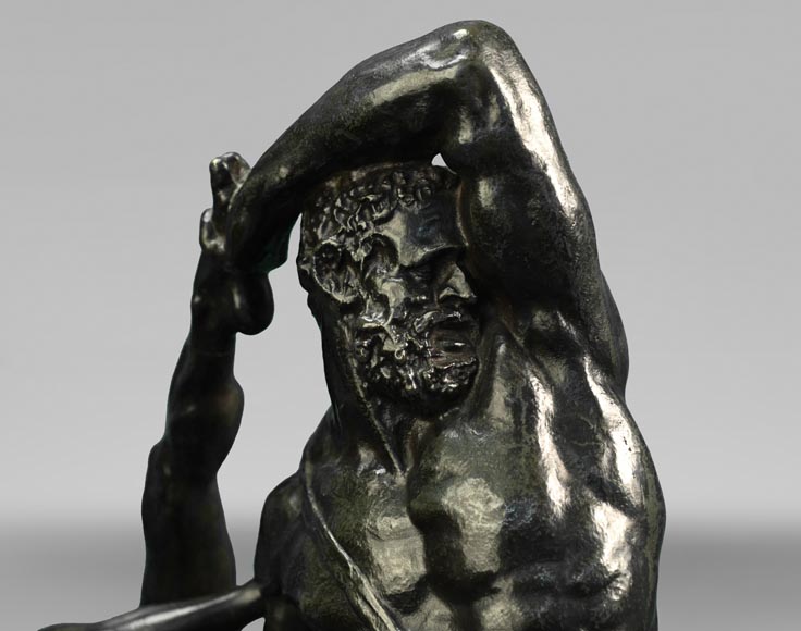 Antonio CANOVA (sculpteur), INGÉ et SOYER (attribué à), Pendule « Hercule et Lichas », vers 1840 Antonio CANOVA (sculpteur), INGÉ et SOYER (attribué à), Pendule « Hercule et Lichas », vers 1840-4