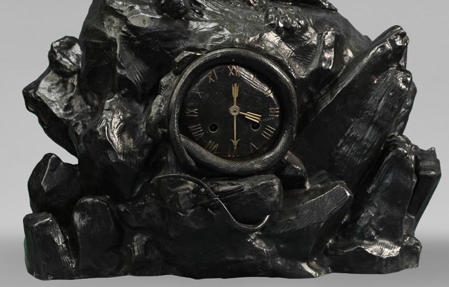 Antonio CANOVA (sculpteur), INGÉ et SOYER (attribué à), Pendule « Hercule et Lichas », vers 1840 Antonio CANOVA (sculpteur), INGÉ et SOYER (attribué à), Pendule « Hercule et Lichas », vers 1840-5