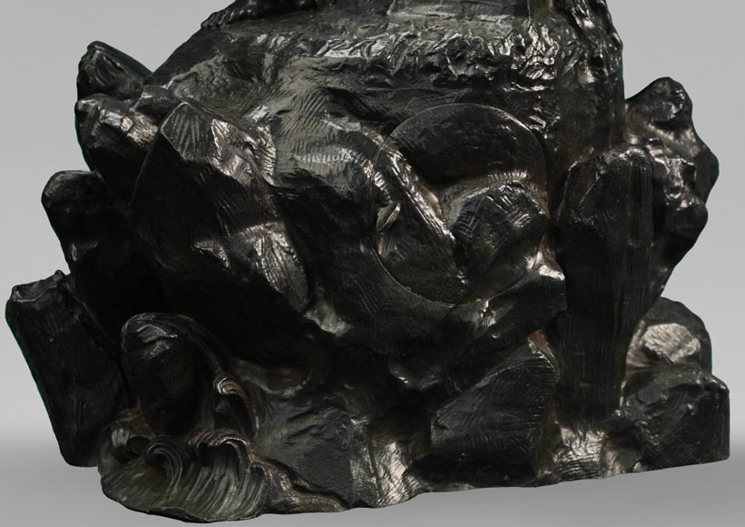 Antonio CANOVA (sculpteur), INGÉ et SOYER (attribué à), Pendule « Hercule et Lichas », vers 1840 Antonio CANOVA (sculpteur), INGÉ et SOYER (attribué à), Pendule « Hercule et Lichas », vers 1840-6