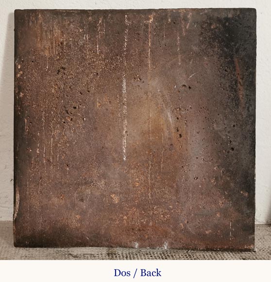 Plaque de cheminée aux armes de France Plaque de cheminée aux armes de France-4