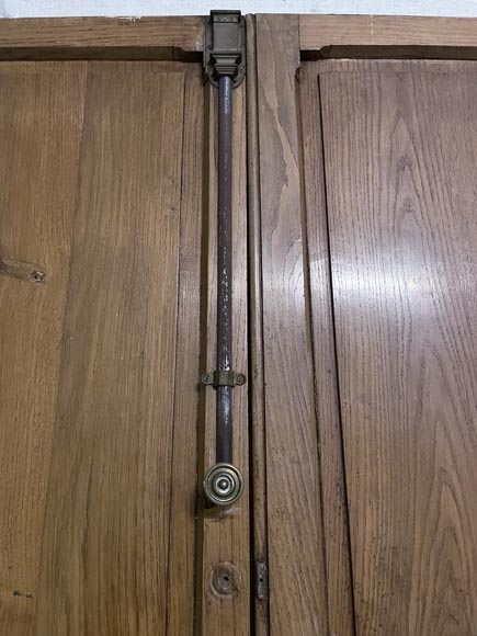 Paire de double portes orientalisantes en chêne Paire de double portes orientalisantes en chêne-9