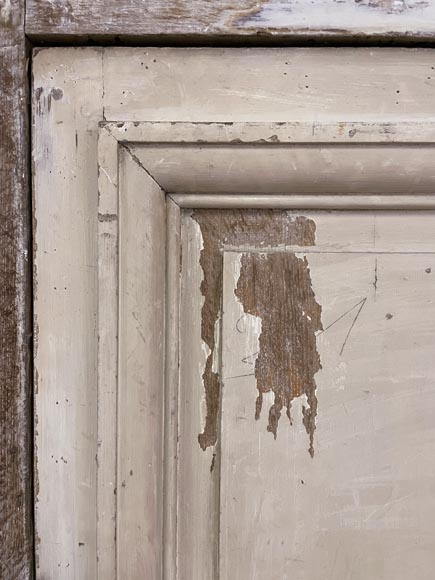 Porte ancienne simple en chêne avec châssis Porte ancienne simple en chêne avec châssis-1