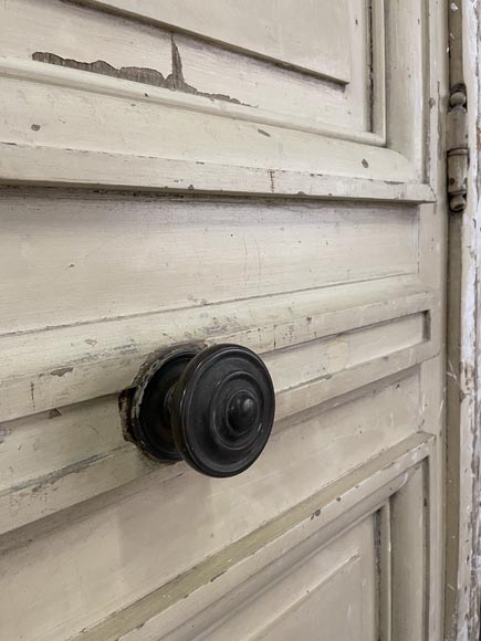 Porte ancienne simple en chêne avec châssis Porte ancienne simple en chêne avec châssis-2