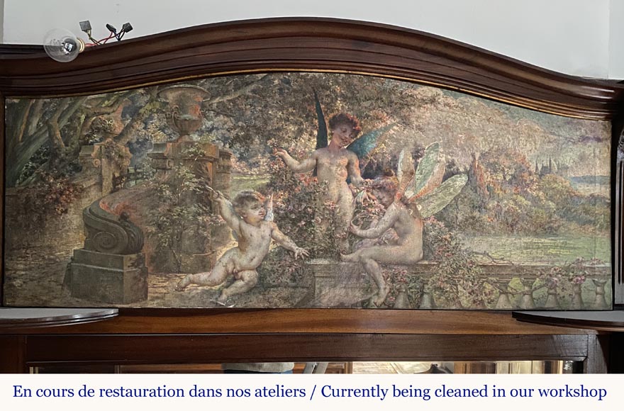 Pièce de boiserie Art & Craft provenant de l’hôtel particulier de l’architecte Henry GUEDY, 1912-1913 Pièce de boiserie Art & Craft provenant de l’hôtel particulier de l’architecte Henry GUEDY, 1912-1913-10