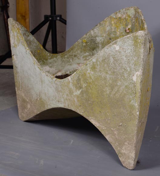 Willy Guhl, rare paire de jardinière dent, vers 1954 Willy Guhl, rare paire de jardinière dent, vers 1954-4