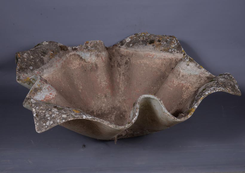 Willy Guhl, Paires De Jardinières En Fibro Ciment Willy Guhl, Paires De Jardinières En Fibro Ciment-1