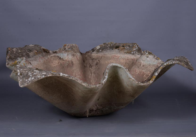 Willy Guhl, Paires De Jardinières En Fibro Ciment Willy Guhl, Paires De Jardinières En Fibro Ciment-2