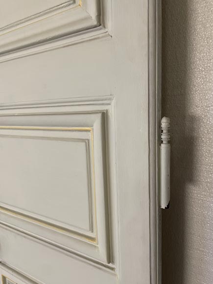 Lot de trois double portes en bois peint Lot de trois double portes en bois peint-17