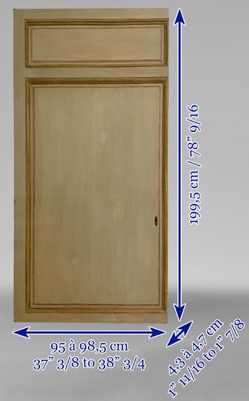 Lot de 6 portes de placard en chêne, XVIIIe siècle Lot de 6 portes de placard en chêne, XVIIIe siècle-7